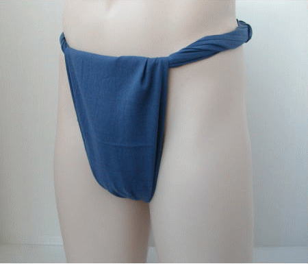 六尺ふんどし シングルガーゼ藍