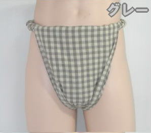 六尺ふんどし 綿麻 ギンガムチェック