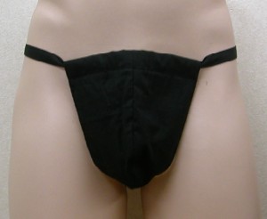 黒猫ふんどし キャンブリック黒