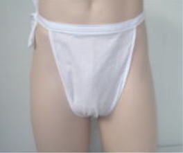Tもっこふんどし巻き締めダブルガーゼ白
