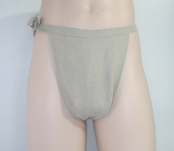 Tもっこふんどし巻き締め リネンワッシャー