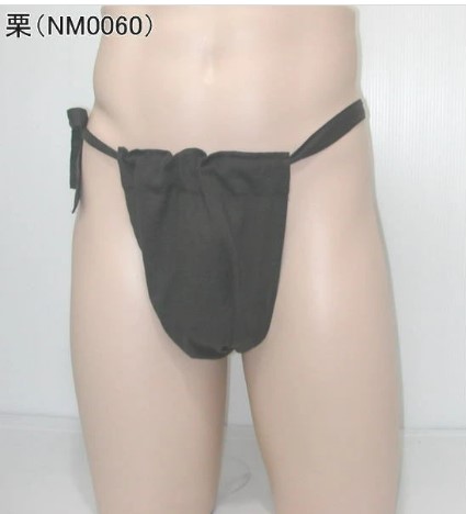 NEW もっこふんどし シングルガーゼ栗