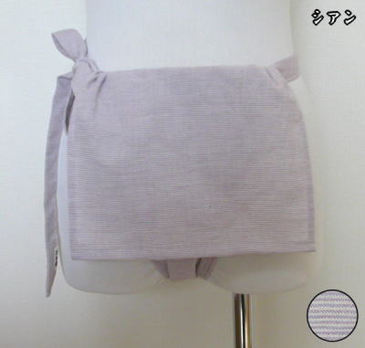 越中ふんどし オーガニックコットンガーゼボーダー ライラック